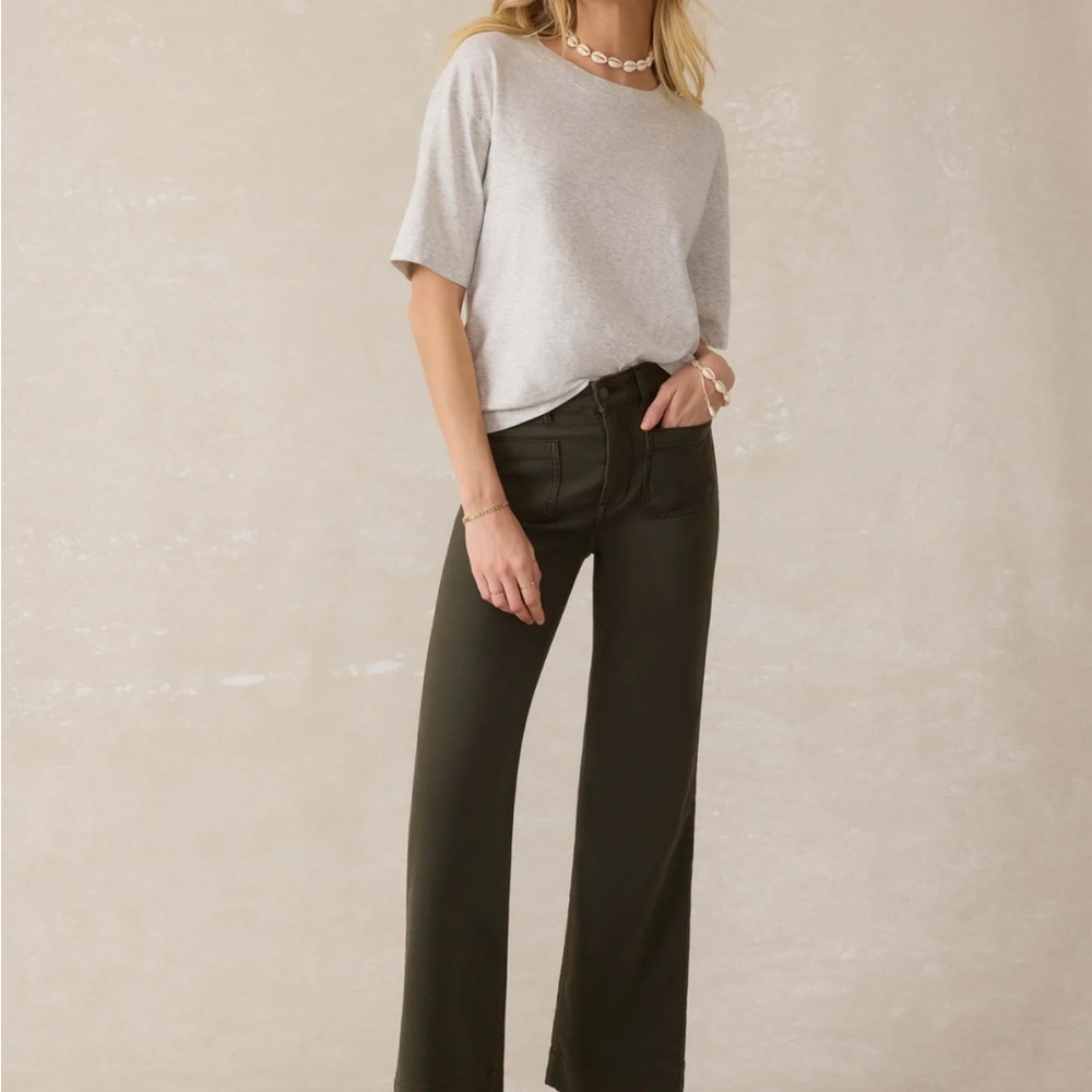 Faherty Olive Green Pants